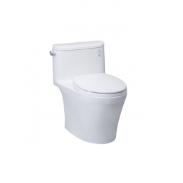 Bàn cầu một khối nắp êm