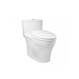 Bàn cầu một khối nắp êm