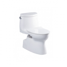 Bàn cầu một khối nắp êm