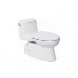 Bàn cầu một khối nắp êm