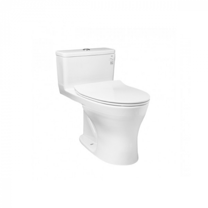 Bàn cầu một khối nắp êm