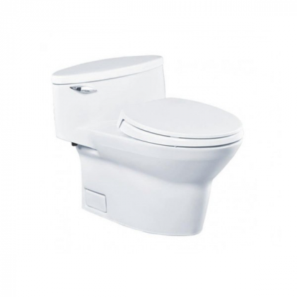 Bàn cầu một khối nắp êm