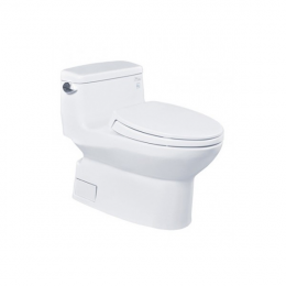 Bàn cầu một khối nắp êm