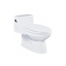 Bàn cầu một khối nắp êm