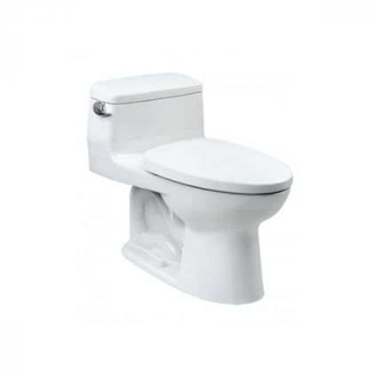 Bàn cầu một khối nắp êm
