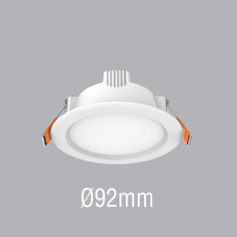 Đèn Led Downlight âm trần tròn 3 màu 6W