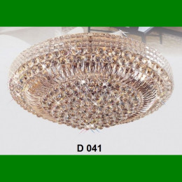 Đèn mâm tròn pha lê Led