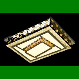 Đèn mâm vuông pha lê Led