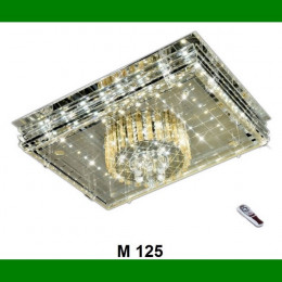 Đèn mâm vuông pha lê Led