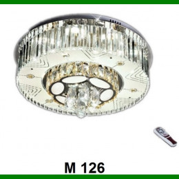 Đèn mâm tròn pha lê Led