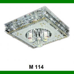 Đèn mâm vuông pha lê Led