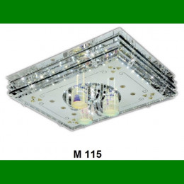 Đèn mâm vuông pha lê Led