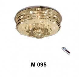 Đèn mâm tròn pha lê Led