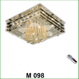 Đèn mâm vuông pha lê Led
