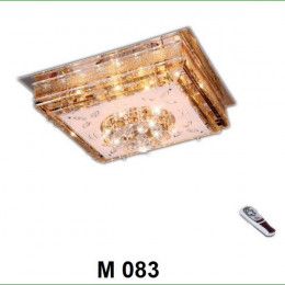 Đèn mâm vuông pha lê Led