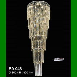 Đèn chùm thả pha lê LED