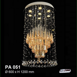 Đèn chùm thả pha lê LED