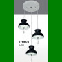 Đèn thả  lồng kim loại LED