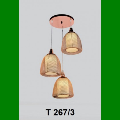 Đèn thả  lồng kim loại LED