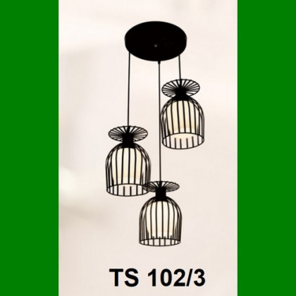 Đèn thả  lồng kim loại LED