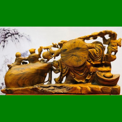Di lạc ngũ phúc kéo bao tiền