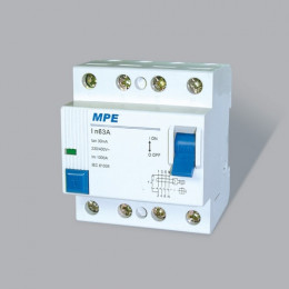 Cầu dao bảo vệ dòng rò tự động 4P 63A (RCCB)