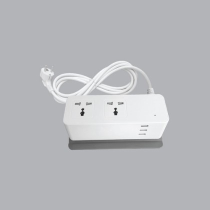 Ổ cắm di động (2 ổ cắm đơn đa năng - 3 ổ cắm sạc USB)