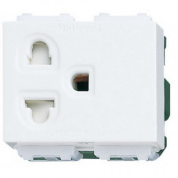 Ổ cắm đơn có màn che và dây nối đất, 16A (cắm nhanh/ bắt vít)