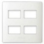 Mặt dùng cho 4 thiết bị 2 gangs - 4 devices plate