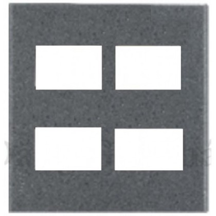 Mặt dùng cho 4 thiết bị 2 gangs - 4 devices plate
