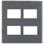 Mặt dùng cho 4 thiết bị 2 gangs - 4 devices plate