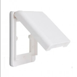Mặt vuông có nắp che mưa IP43 chuẩn BS dùng cho công tắc