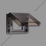 Mặt vuông có nắp che mưa chuẩn BS