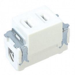 Ổ cắm đơn (dùng cho phích cắm dẹp) 10A