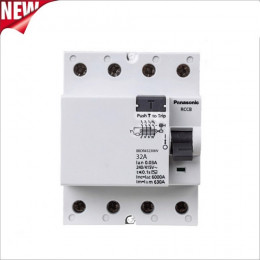 RCCB Cầu dao chống rò 32A - 4P