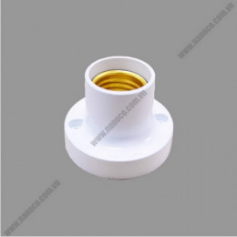 Đui đèn E27, 90 độ màu trắng