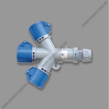 Ổ cắm chia 3 ngã loại không kín nước 3P-16A