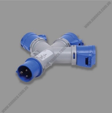 Ổ cắm chia 3 ngã loại không kín nước 3P-16A