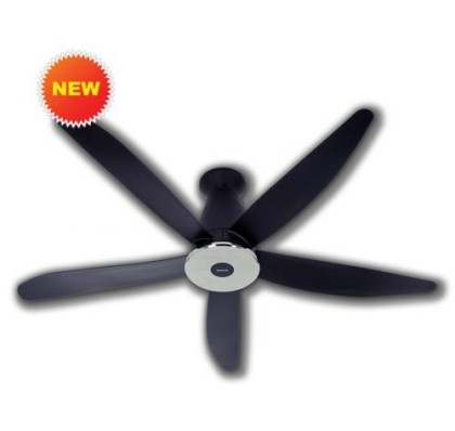 Quạt trần 37W màu đen