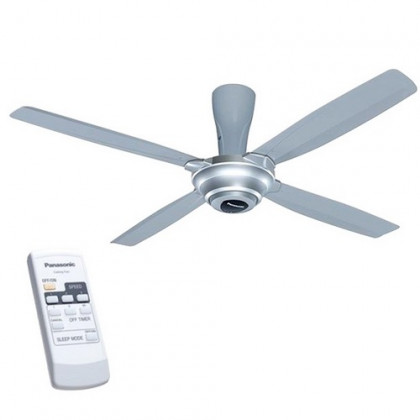 Quạt trần 59W Màu bạc, chiều dài ti 23 cm