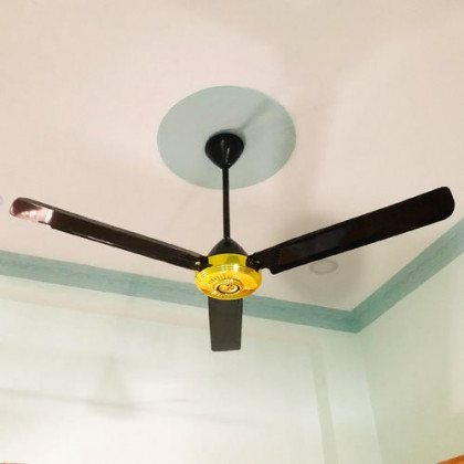 Quạt trần 70W Màu đồng cổ điển, chiều dài ti 12inch (30.4cm)