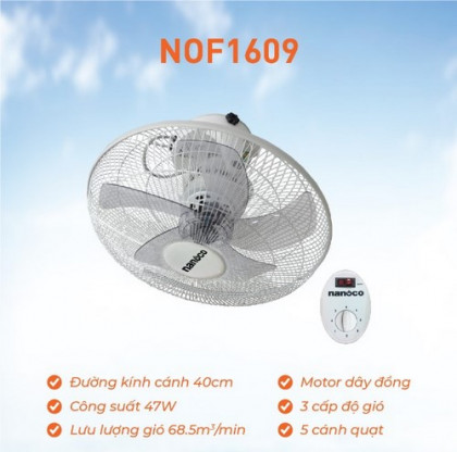 Quạt đảo 47W (Màu xám trắng)