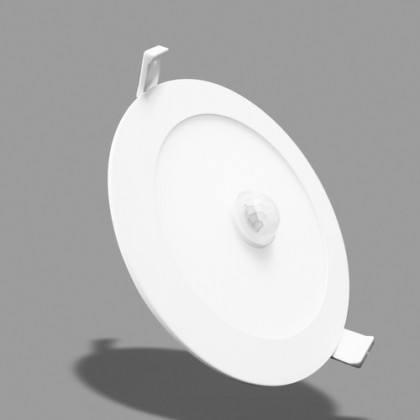 Đèn LED Downlight siêu mỏng cảm biến 12W vàng