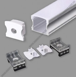 Nẹp nhôm dùng cho LED dây trong nhà - Lắp nổi