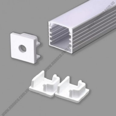Nẹp nhôm dùng cho LED dây trong nhà - Lắp nổi