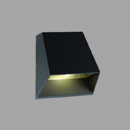 Đèn gắn tường ngoài trời LED IP54 -7W (Màu xám đậm, ánh sáng vàng)