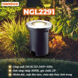 Đèn sân vườn LED âm đất tròn 1W- IP67