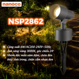 Đèn spotlight sân vườn LED 6W- IP67