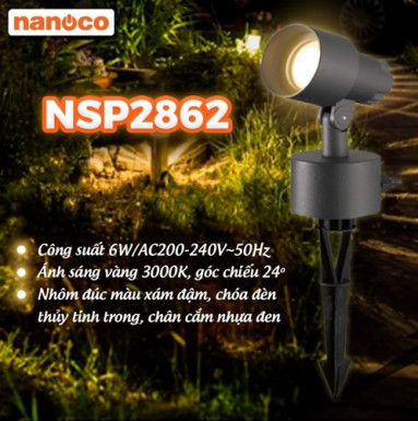 Đèn spotlight sân vườn LED 6W- IP67