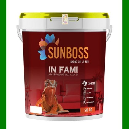 Sơn siêu mịn nội thất cao cấp In Fami